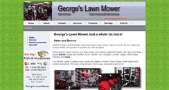 Desktop Screenshot of georgeslawnmowers.com